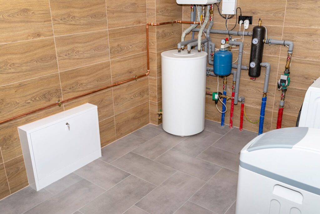 Residential water heater and plumbing system installed in Palm Coast